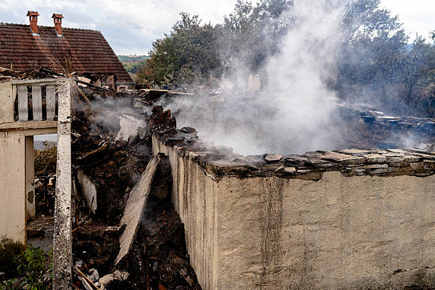 Professional Fire Damage Removal technician working in Morton, WA
